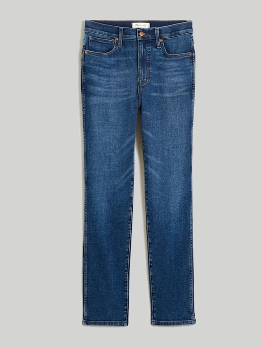Madewell The Stovepipe High Rise Straight Leg Jeans in Pendleton Stretch | 30